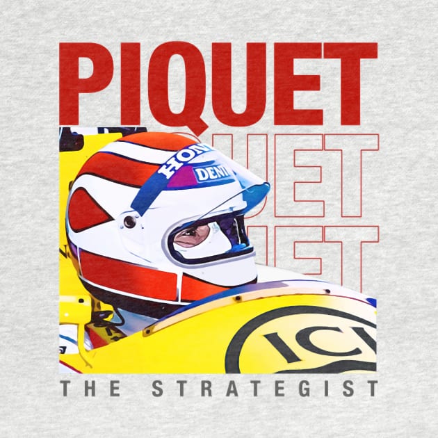 Nelson Piquet Legend 80S Retro by Erianna Bee